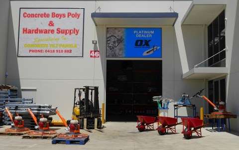 Photo: Concrete Boys Poly & Hardware Supplies